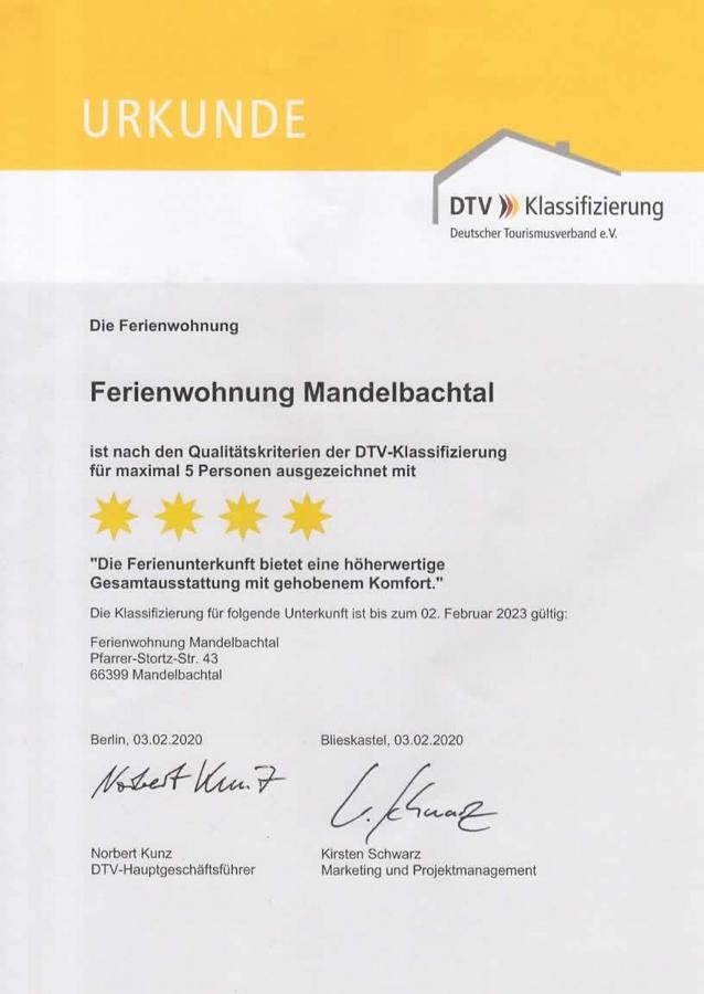 Ferienwohnung Kempf Mandelbachtal Ommersheim Eksteriør bilde